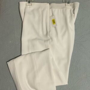 Women’s Slacks by CeCe, NWT size 10, ivory brand new with tags, Polyester, lined